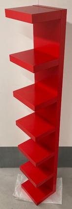 IKEA Open kast/wandrek/wandplank (LACK, 190x30x28cm,7x,rood), 25 tot 50 cm, Overige materialen, Minder dan 150 cm, Met plank(en)