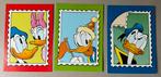 Donald Duck 3 ansichtkaarten, Verzamelen, Ansichtkaarten | Themakaarten, Ophalen of Verzenden, 1980 tot heden, Ongelopen, Kinderen