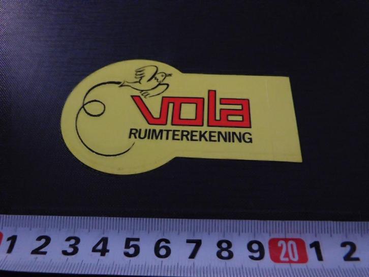 sticker VOLA Ruimterekening, Verzamelen, Stickers, Zo goed als nieuw, Ophalen