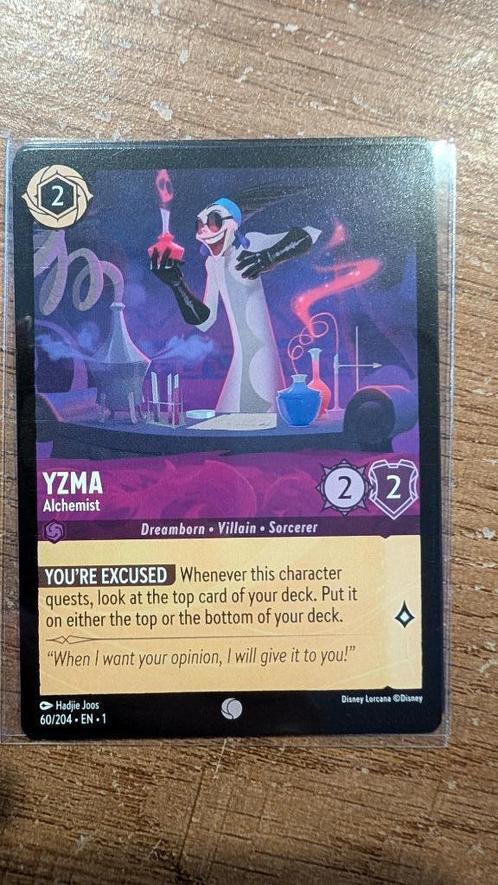 lorcana S1 60/204 Yzma, Hobby en Vrije tijd, Verzamelkaartspellen | Overige, Nieuw, Losse kaart, Ophalen of Verzenden