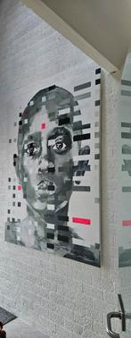 Abstract origineel Portret Schilderij, Antiek en Kunst, Kunst | Schilderijen | Abstract, Ophalen of Verzenden