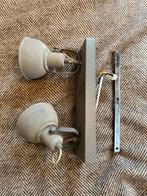 Plafondlamp met 2 Spots - 29x10 cm, Ophalen, Zo goed als nieuw, Metaal