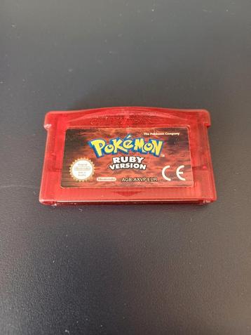 Pokemon Ruby Nintendo spel beschikbaar voor biedingen
