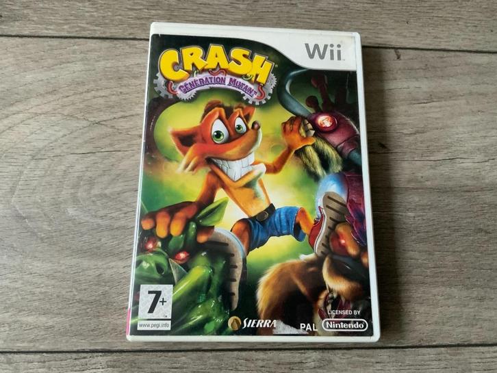 Crash Bandicoot mind over Mutant voor de Nintendo Wii, Spelcomputers en Games, Games | Nintendo Wii, Zo goed als nieuw, Avontuur en Actie