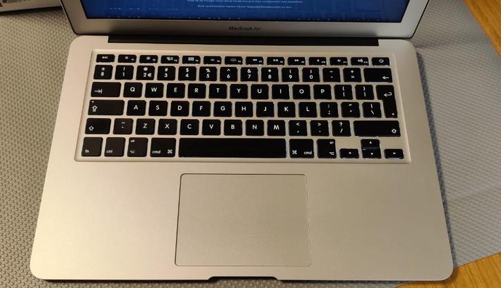 macbook air, Computers en Software, Apple Macbooks, Gebruikt, MacBook Air, 13 inch, Minder dan 2 Ghz, 128 GB of minder, 8 GB, Qwerty