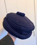 bijzonder! VINTAGE pillbox dames baret, 56 of 57 cm (M, 7 of 7⅛ inch), Hoed, Ophalen of Verzenden, Zo goed als nieuw