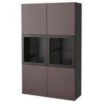 Zwart bruine besta kast van Ikea, Huis en Inrichting, Met deur(en), 25 tot 50 cm, 100 tot 150 cm, 100 tot 150 cm