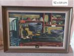 vintage schilderij ``Vlaamse kruidenier 30er Jaren``, Antiek en Kunst, Kunst | Schilderijen | Klassiek, Ophalen
