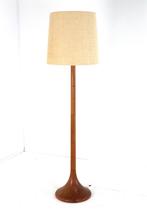 Vintage Dyrlund vloerlamp lamp Deens gratis bezorging teak, -, Verzenden, -, Vintage
