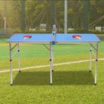 tafeltennis tafel met bats en balletjes, Sport en Fitness, Tafeltennis, Ophalen of Verzenden, Nieuw, Inklapbaar