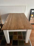 Houten Eettafel + Salontafel (opknapper), Ophalen of Verzenden