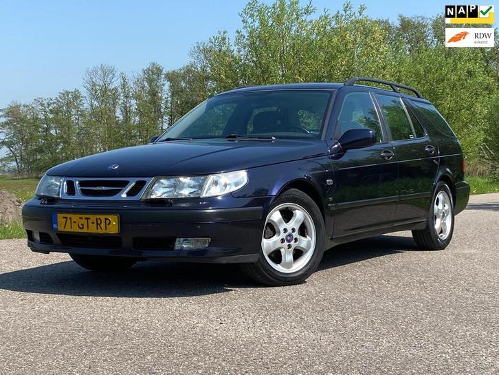 Saab 9-5 Estate 2.3t SE Automaat Leder-Int Airco NAP 185PK G, Auto's, Saab, Bedrijf, Te koop, Saab 9-5, ABS, Airbags, Airconditioning