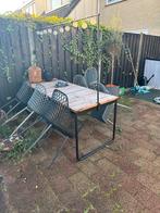 IKEA Uitschuifbare Buitentafel + Stoelen, Tuin en Terras, Tuintafels, Ophalen, Gebruikt, Rechthoekig, Hout