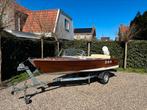 Klassieke houten speedboot met 50 pk Johnson 4 takt!!! NIEUW, Watersport en Boten, Vis- en Consoleboten, Ophalen, Zo goed als nieuw