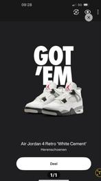 Air jordan white cement, Wit, Nieuw, Ophalen of Verzenden, Sneakers of Gympen