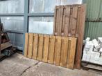 Tuinhek 90x180  en Tuindeur 180x90, Ophalen, Gebruikt, Minder dan 3 meter
