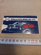 Gulf rallycursus 77, Verzamelen, Stickers, Ophalen of Verzenden, Zo goed als nieuw