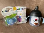 Avent Antilek beker, drinkflesje en fopspeen - NIEUW, Ophalen of Verzenden, Nieuw, Overige typen