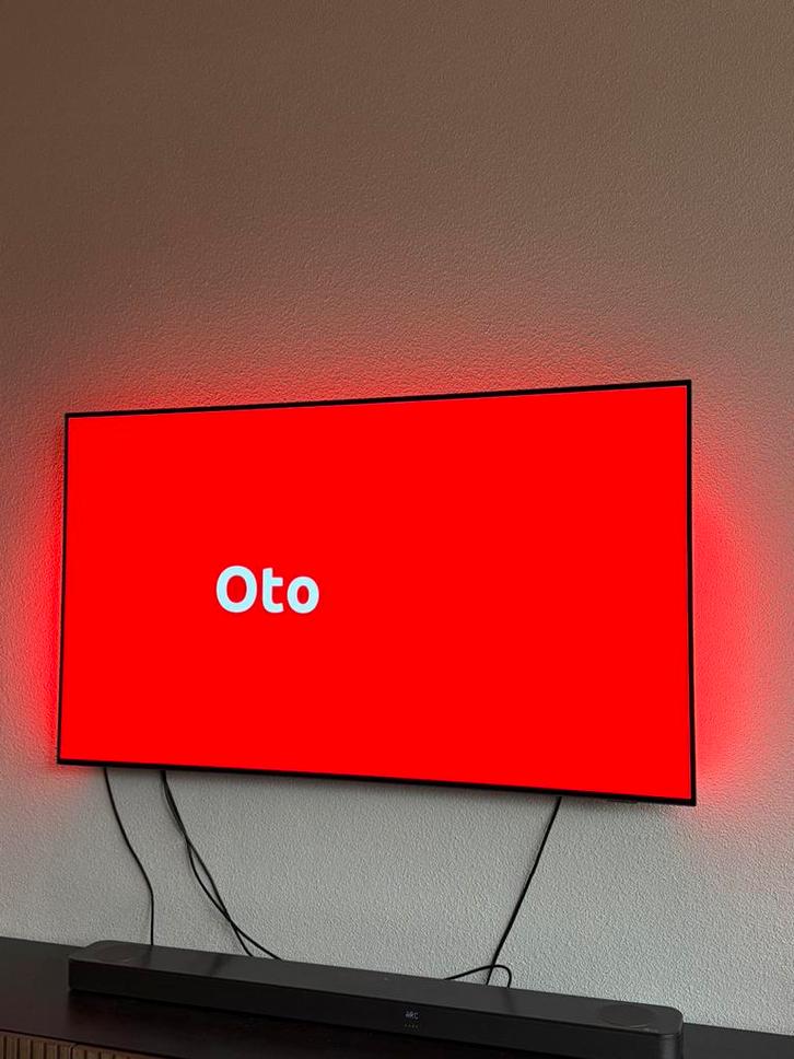 Philips ambilight tv 55 inch, Audio, Tv en Foto, Televisies, Zo goed als nieuw, OLED, 100 cm of meer, 4k (UHD), Philips, 50 Hz