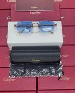 Cartier bril, Verzenden, Nieuw, Blauw, Hardcase