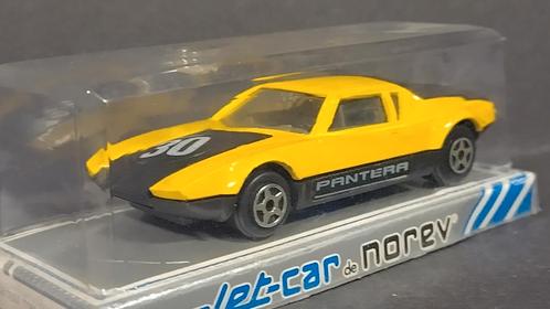 De Tomaso Pantera 1:43 Norev Jet Car Pol, Hobby en Vrije tijd, Modelauto's | 1:43, Zo goed als nieuw, Norev, Verzenden