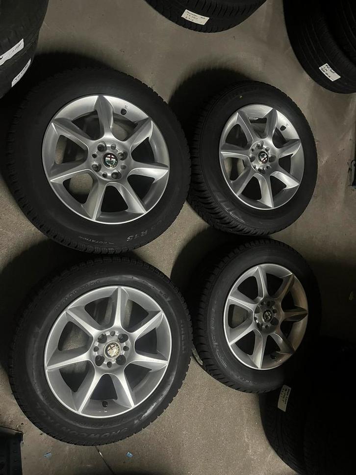 Winterset banden velgen Alfa Romeo MiTo 4x98 15 inch, Auto-onderdelen, Banden en Velgen, Banden en Velgen, Winterbanden, 15 inch