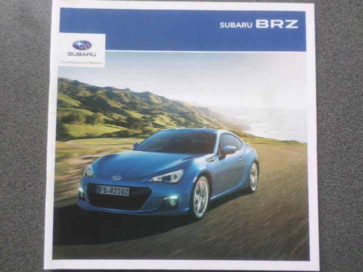 Subaru BRZ Brochure, Boeken, Auto's | Folders en Tijdschriften, Zo goed als nieuw, Overige merken, Ophalen of Verzenden