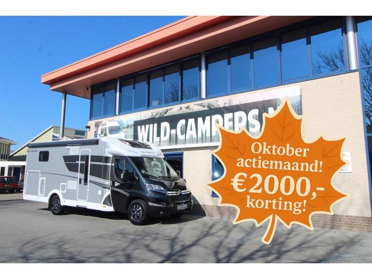 Sunlight T68 Adventure Edition - ENKELE BEDDEN + HEFBED, Caravans en Kamperen, Campers, Bedrijf, tot en met 4, Half-integraal