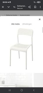 2 stoelen, Ophalen, Kunststof, Twee, Wit