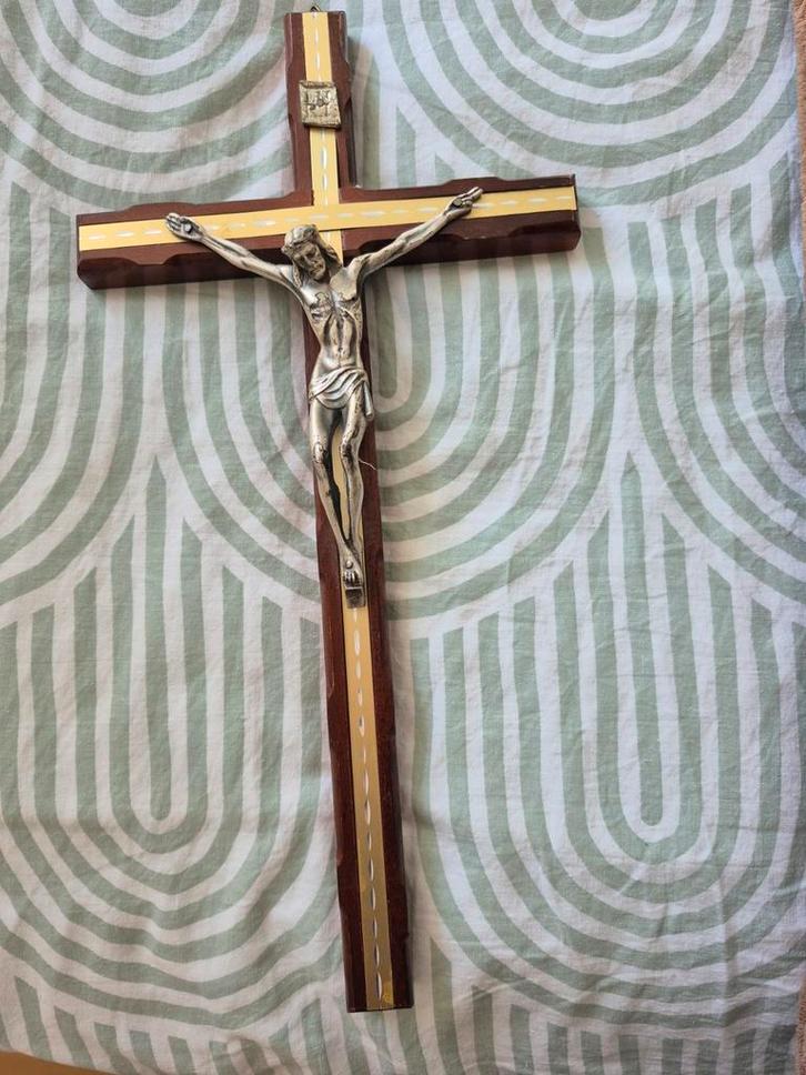 Kruisbeeld met Jezus - Zo Goed Als Nieuw, Antiek en Kunst, Antiek | Religie, Ophalen of Verzenden