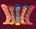 VROLIJKE GEKLEURDE SOKKEN - 5 PAAR !, Ophalen of Verzenden, Nieuw, Overige kleuren, Sokken en Kniesokken