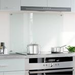 Glasplaat spatscherm gehard glas 90 x 60 cm, Doe-het-zelf en Verbouw, Glas en Ramen, Ophalen, Minder dan 80 cm, 80 tot 120 cm