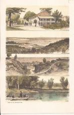 Oud Berg en Dal, Duivelsberg en Beek 2x. Schipperus ca. 1882, Antiek en Kunst, Ophalen of Verzenden