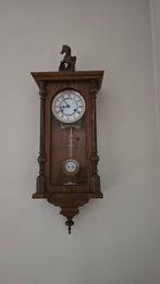 Antieke Wandklok met Paardenbeeld, Antiek en Kunst, Ophalen