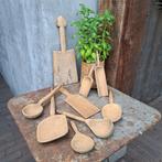 Landelijke houten lepel plankje boterschraper schepje Etage3, Ophalen of Verzenden, Zo goed als nieuw