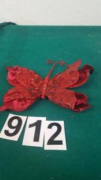 912 ] vlinder rood, Diversen, Kerst, Ophalen of Verzenden