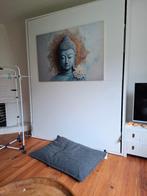 Bedkast, Ophalen, Wit, Tweepersoons, Zo goed als nieuw