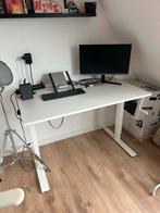 Bureau Trotten zit/sta 160x80 cm wit, Huis en Inrichting, Bureaus, Ophalen, In hoogte verstelbaar, Zo goed als nieuw, Stabureau