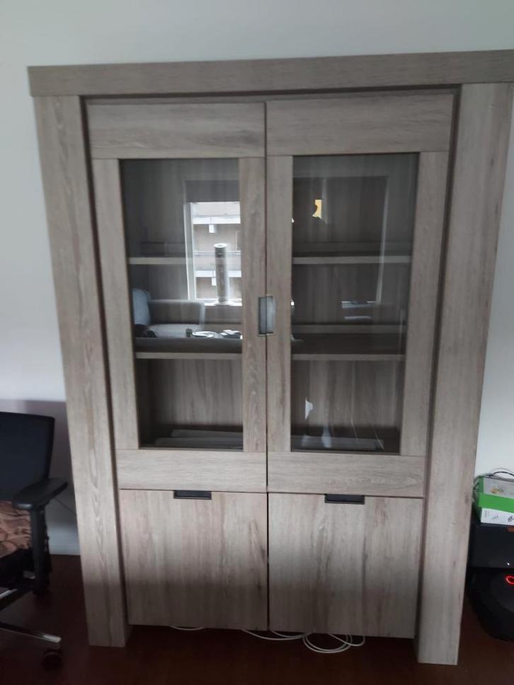 Set meubels, vitrinekast, eettafel, dressoir, tv-kast, etc., Huis en Inrichting, Complete inboedels, Ophalen