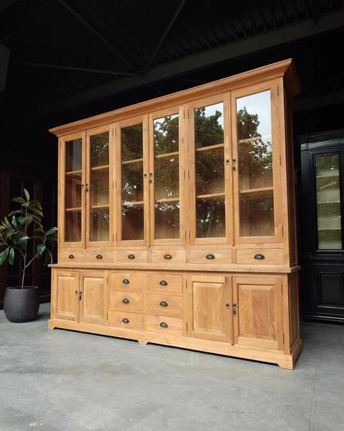 XL Buffetkast | 260cm brede Servieskast | teakhout #2041, Huis en Inrichting, Kasten | Buffetkasten, 200 cm of meer, 200 cm of meer