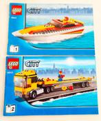 LEGO CITY OPLEGGER MET BOOT 4643 + WATER VLIEGTUIG 3178, Kinderen en Baby's, Speelgoed | Duplo en Lego, Ophalen of Verzenden, Zo goed als nieuw
