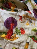 Retro vintage lap stof lappen keuken, Overige kleuren, 120 cm of meer, Ophalen of Verzenden, Zo goed als nieuw