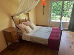 2 persoonsbed 130 x 200, Ophalen, Gebruikt, Bruin, Tweepersoons
