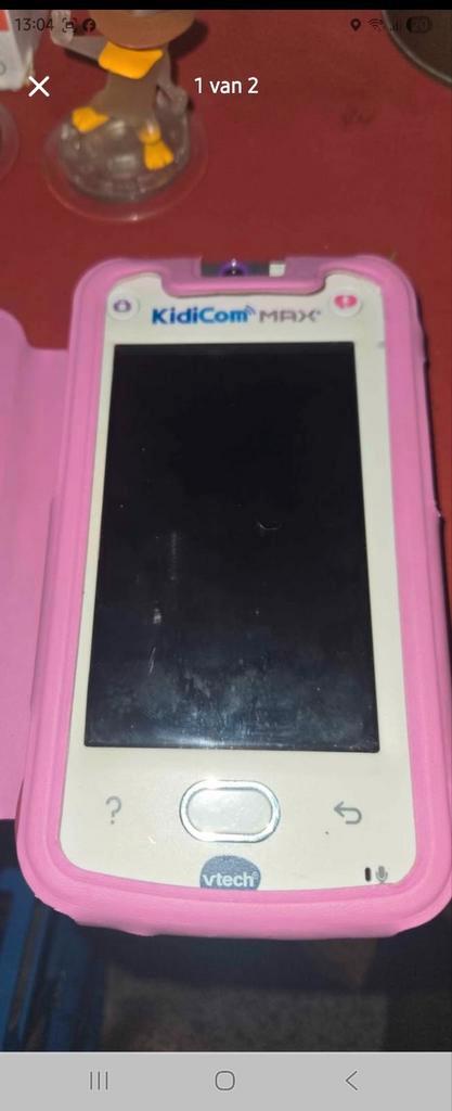 KidiCom Max Kindertelefoon met Hoes, Kinderen en Baby's, Speelgoed | Vtech, Zo goed als nieuw, 4 tot 6 jaar, Ophalen of Verzenden