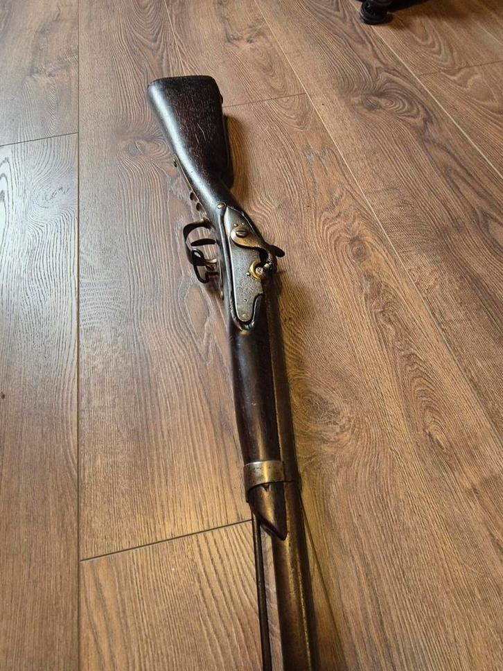 Antieke Musket Geweer - 148cm, Antiek en Kunst, Antiek | Overige Antiek, Ophalen of Verzenden