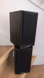 Tannoy Mercury MX1-M Dark Oak Boekenplank Luidsprekers, Gebruikt, 60 tot 120 watt, Front, Rear of Stereo speakers, Ophalen