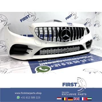 W205 C43 Facelift AMG Voorbumper Mercedes C Klasse 2019-2021 beschikbaar voor biedingen