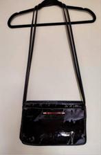 Nomini Firenze vintage zwart lakleren schoudertas, 17x26x5, Sieraden, Tassen en Uiterlijk, Tassen | Schoudertassen, Overige merken