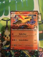 Ethan's Typhlosion Prerelease Staff promo, Ophalen of Verzenden, Nieuw, Losse kaart, Foil
