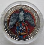 Zilveren 2 oz Queens Beast Falcon of the Plantagenets 2019., Ophalen of Verzenden, Overige landen, Losse munt, Zilver